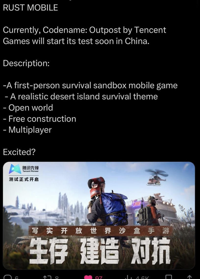 RUST: Mobile!!!🔥😮‍💨