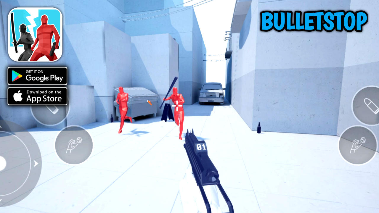 Bulletstop - fps logic puzzles Gameplay (Android,IOS)