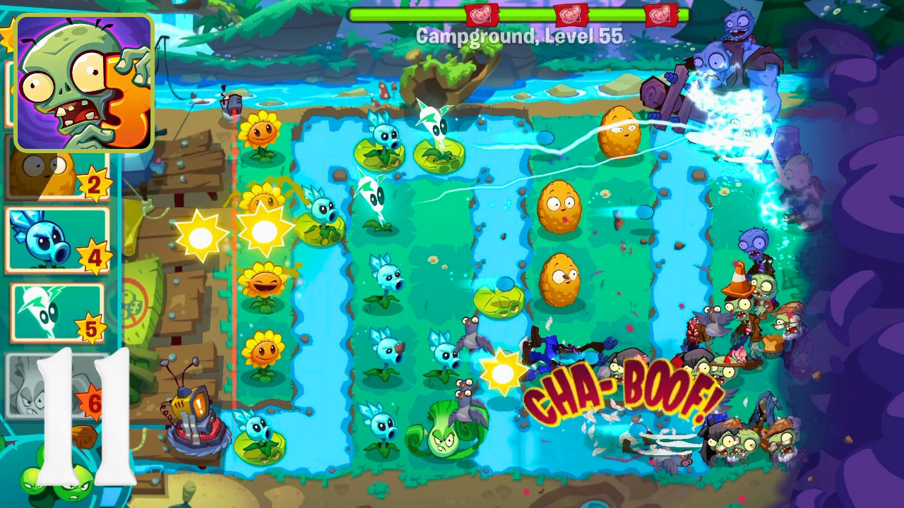 Plants vs. Zombies 3 Gameplay - Day 4 Level 53 to  58 (Android, iOS) #11