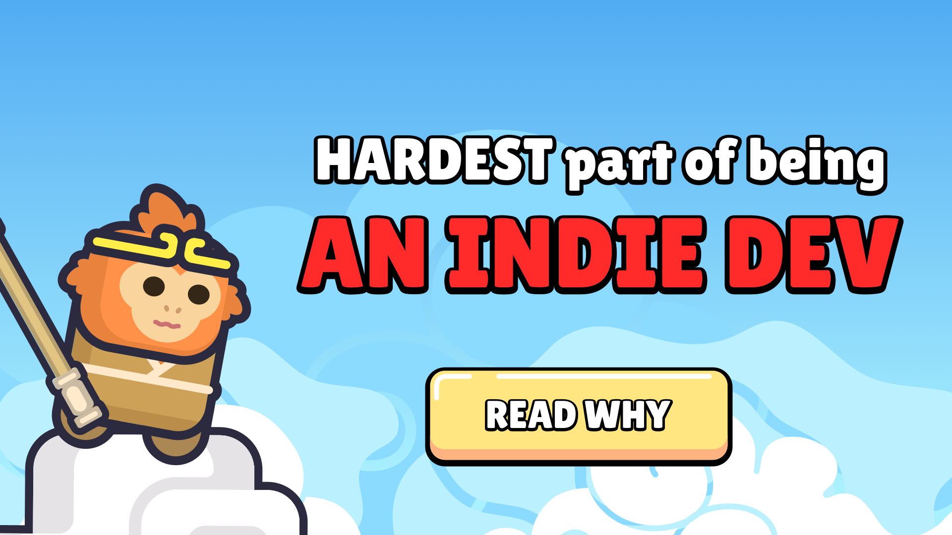 The hardest part of being an Indie Dev isn't coding... It's THIS!