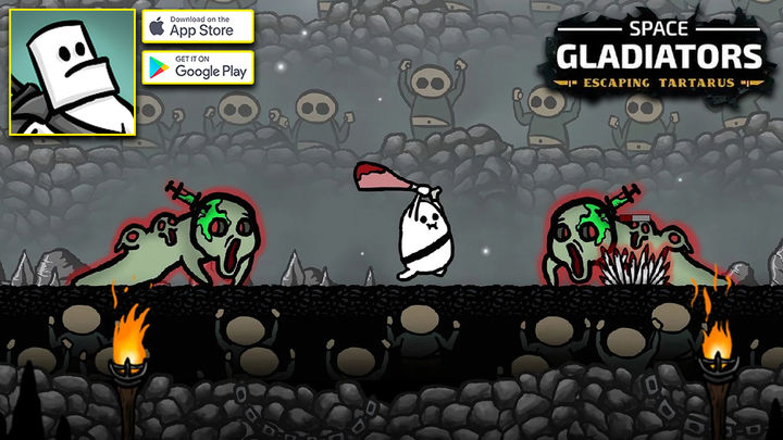 Space Gladiators: // 2D hand-drawn roguelite - Test, Gameplay (Android & iOS)