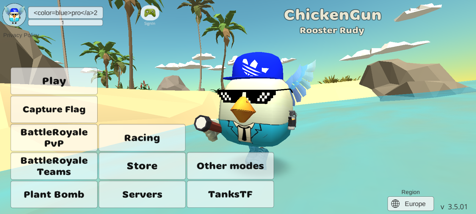 Bomb Hacker Mod menu!!! In chicken gun I love this mod menu - Chicken Gun -  TapTap