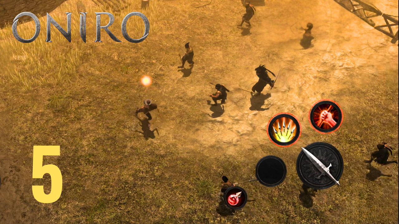 Oniro Action RPG Mobile Gameplay Defeating Jiro & Bad luck in whispering woods!