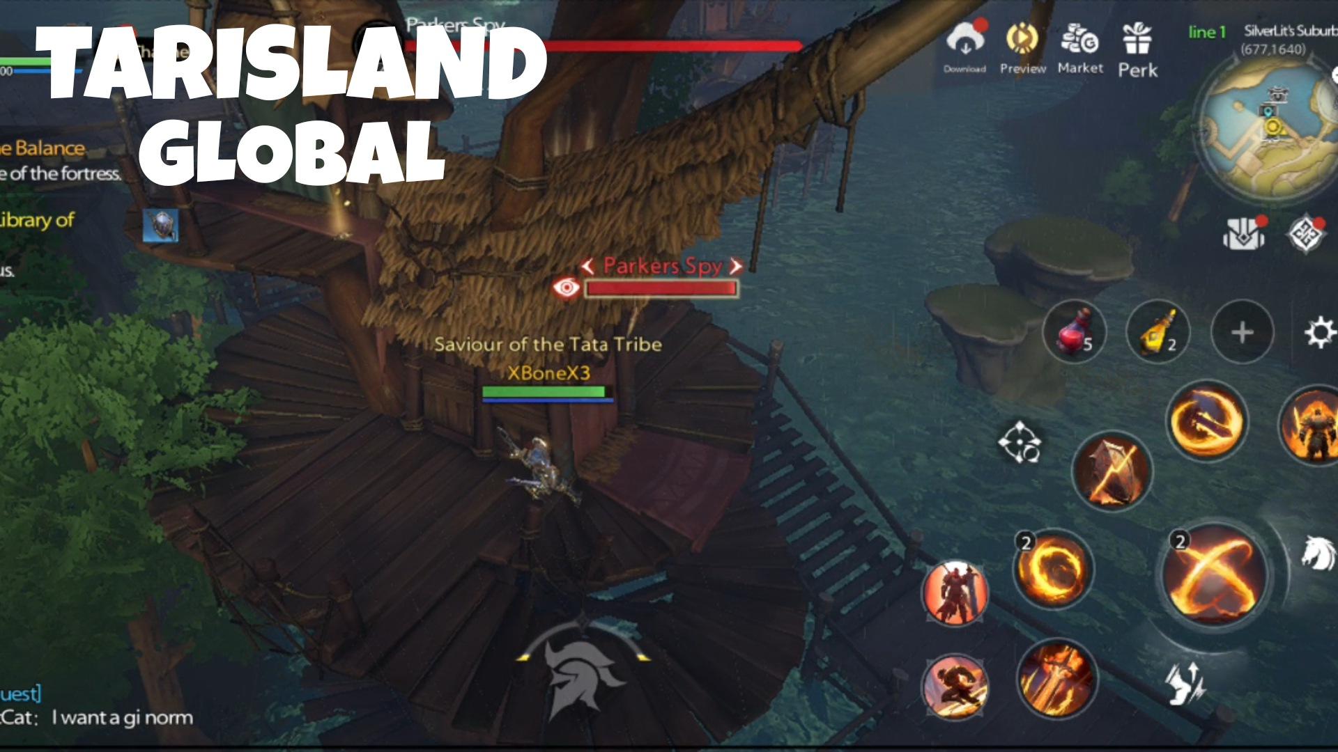 Tarisland gameplay Best mmorpg no auto combat /no auto quest 