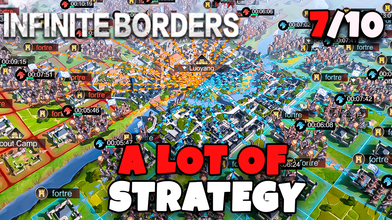 Build your EMPIRE and CONQUER Three Kingdoms - Infinite Borders // QUICK REVIEW