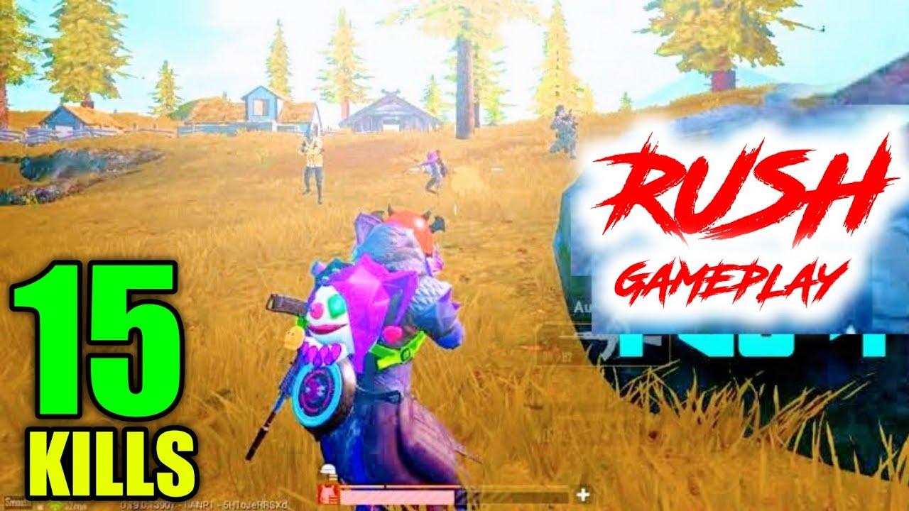 15 kills with Rush Gameplay in PUBG mobile 😎 #Pubgmobile