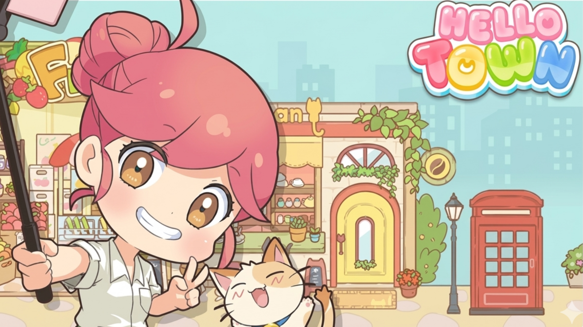 A Cute and Cozy Cafe Sim that Looks Low Effort, But isn't? Or is it? - Hello Town [QUICK REVIEW]