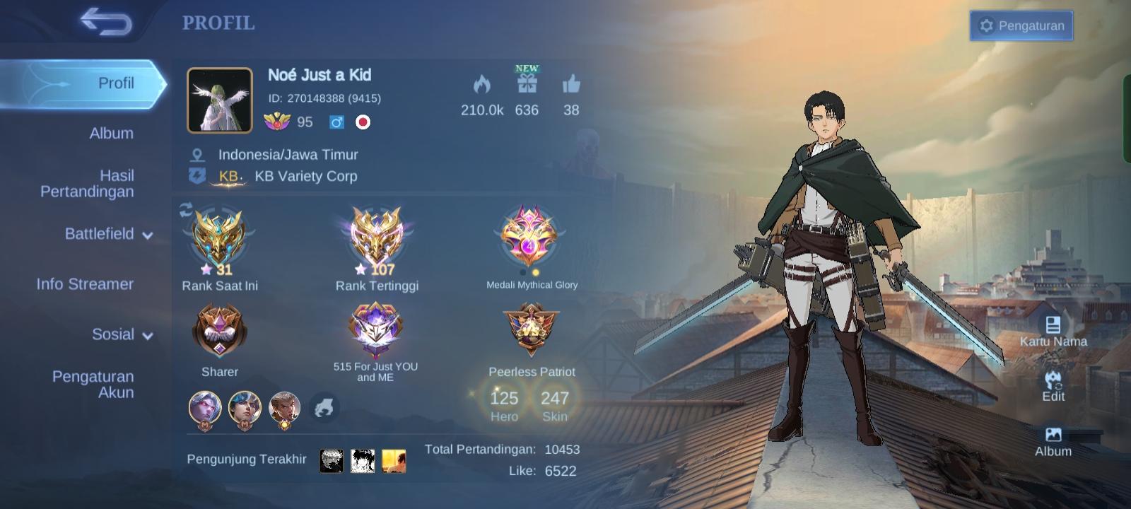 Dominating Ranked Mode: Check Out Noé Just a Kid's Profile