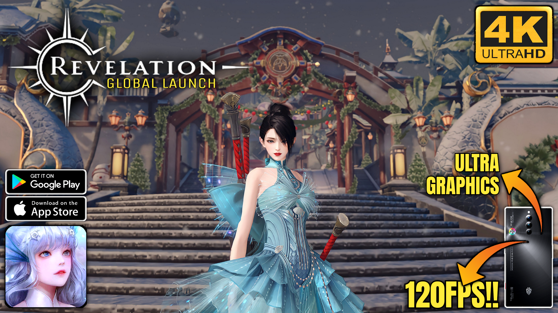 Revelation Mobile (Global Launch) - Gameplay Ultra Graphics 120Fps!