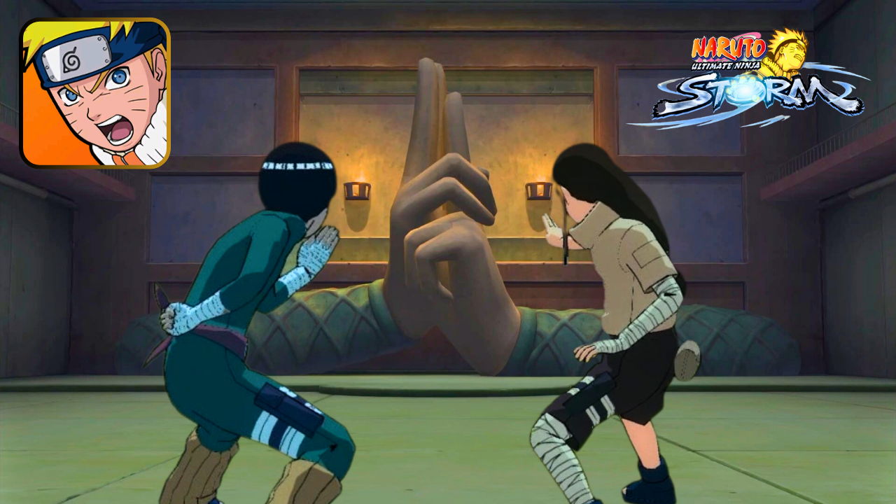 NARUTO: Ultimate Ninja STORM Gameplay Free Battle Mode Lee & Neji Showcase (Android, iOS)