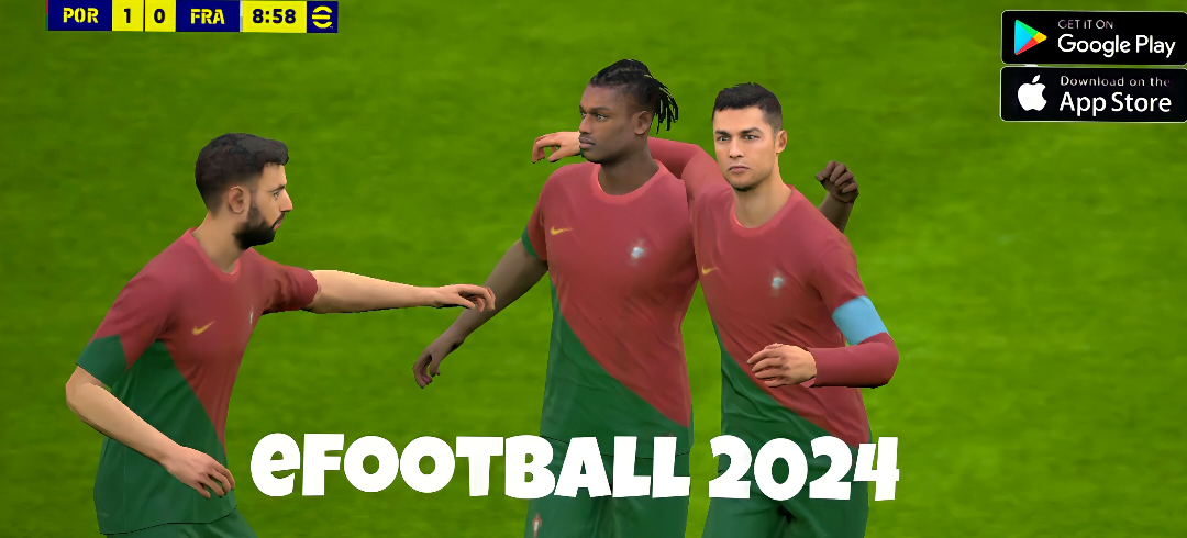 eFootball 2024 Mobile ( Portugal vs France) Gameplay