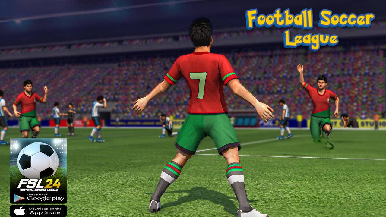 Football Soccer League FSL24 Gameplay (Android,iOS)  - OFFLINE