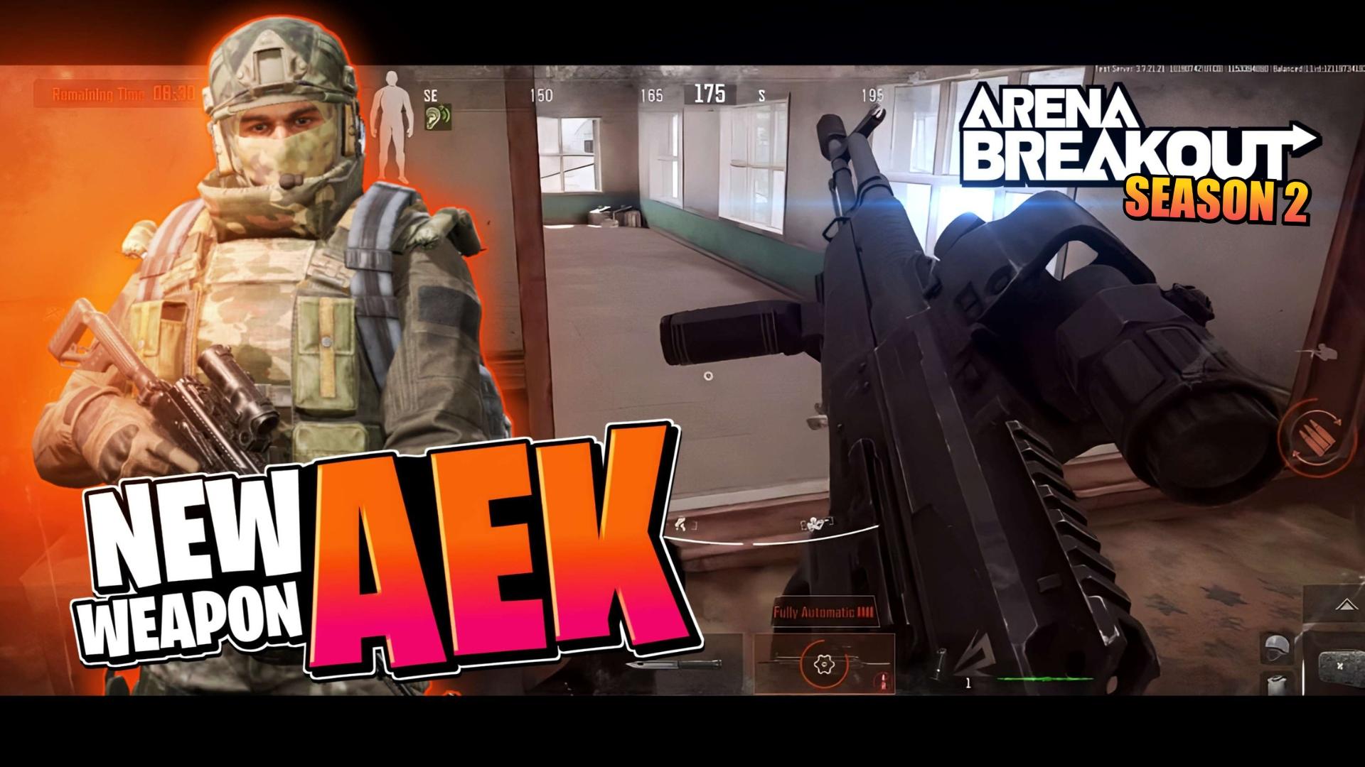 NEW AEK Gun is CRAZY! New Farm Mode - Arena Breakout Season 2