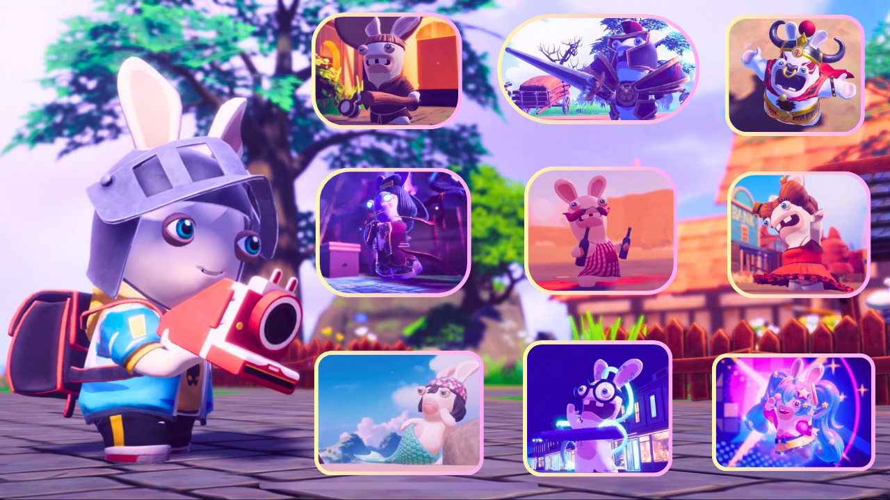 🚨Rabbids Multiverse All 5 Stages Character Showcase With Cut scenes (Apple Arcade - iOS)