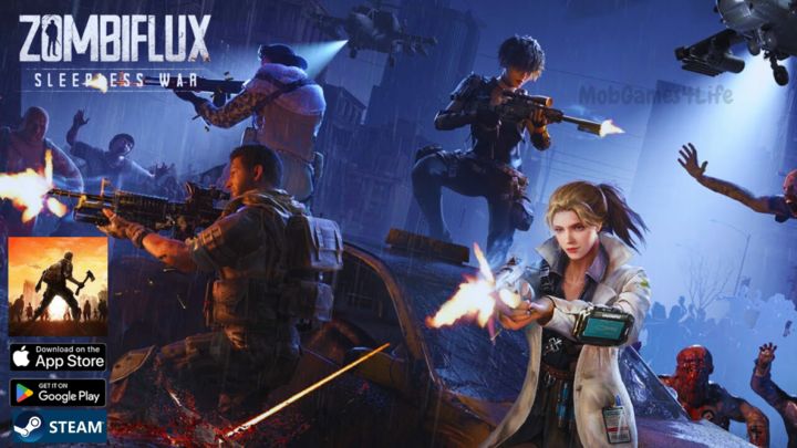 Zombiflux: Sleepless War - Gameplay Walkthrough (Android, iOS & Steam)