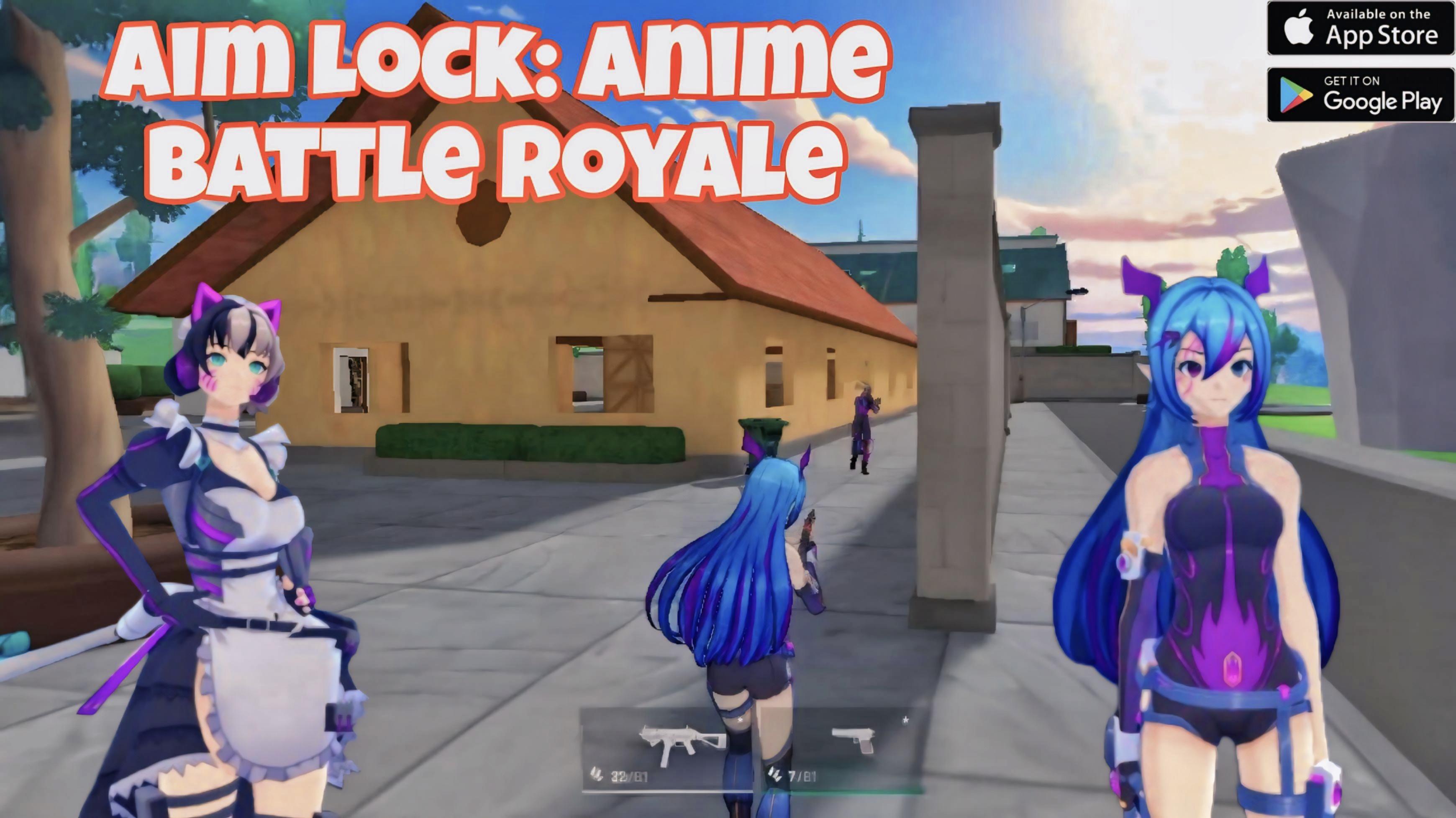 Aim Lock Anime Battle Royale Android Gameplay 