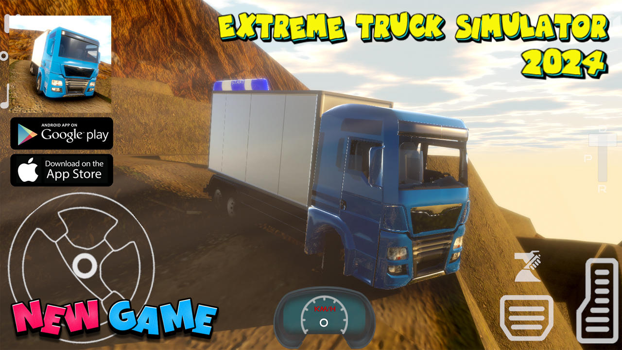 Extreme Truck Simulator 2024 Gameplay (Android,iOS)  - OFFLINE Simulator Games