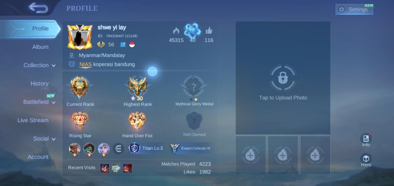I love mobile legends