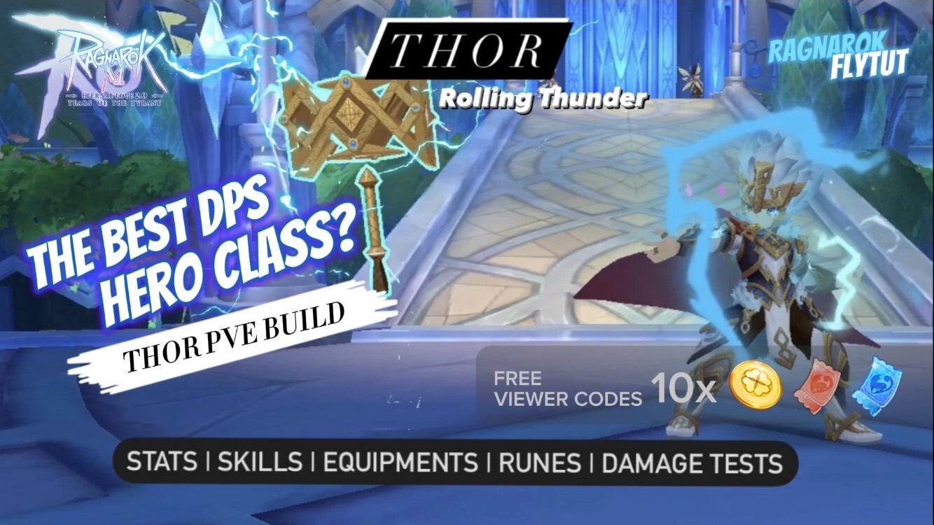Ragnarok Mobile | Thor (PVE Build + Damage Tests)