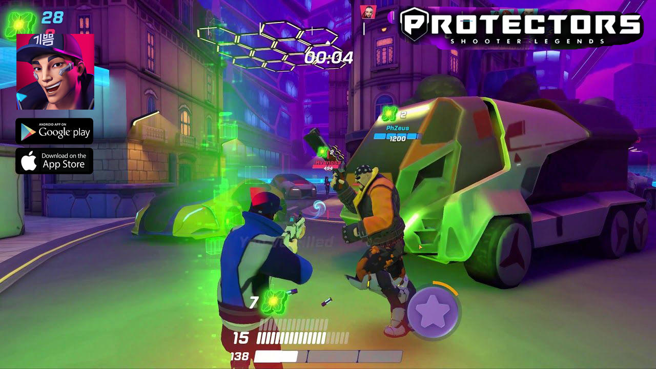 Protectors: Shooter Legends Gameplay (Android,iOS)