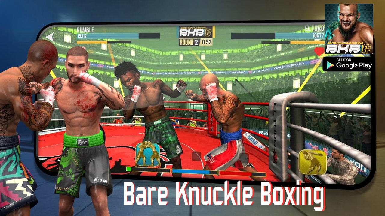 Bare Knuckle Boxing Gameplay Android  - OFFLINE High Graphics
