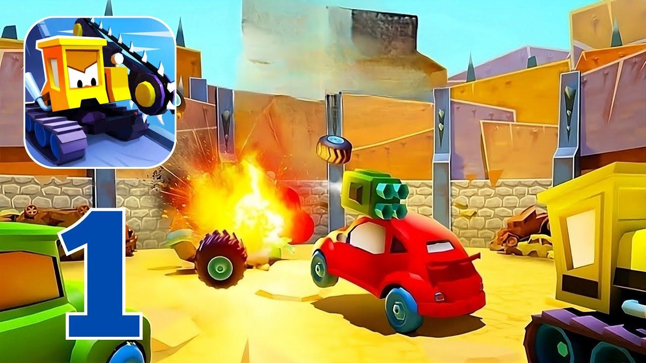 Car Eats Car 5 : Battle Arena - Gameplay Walkthrough | Part 1 (Android, iOS)