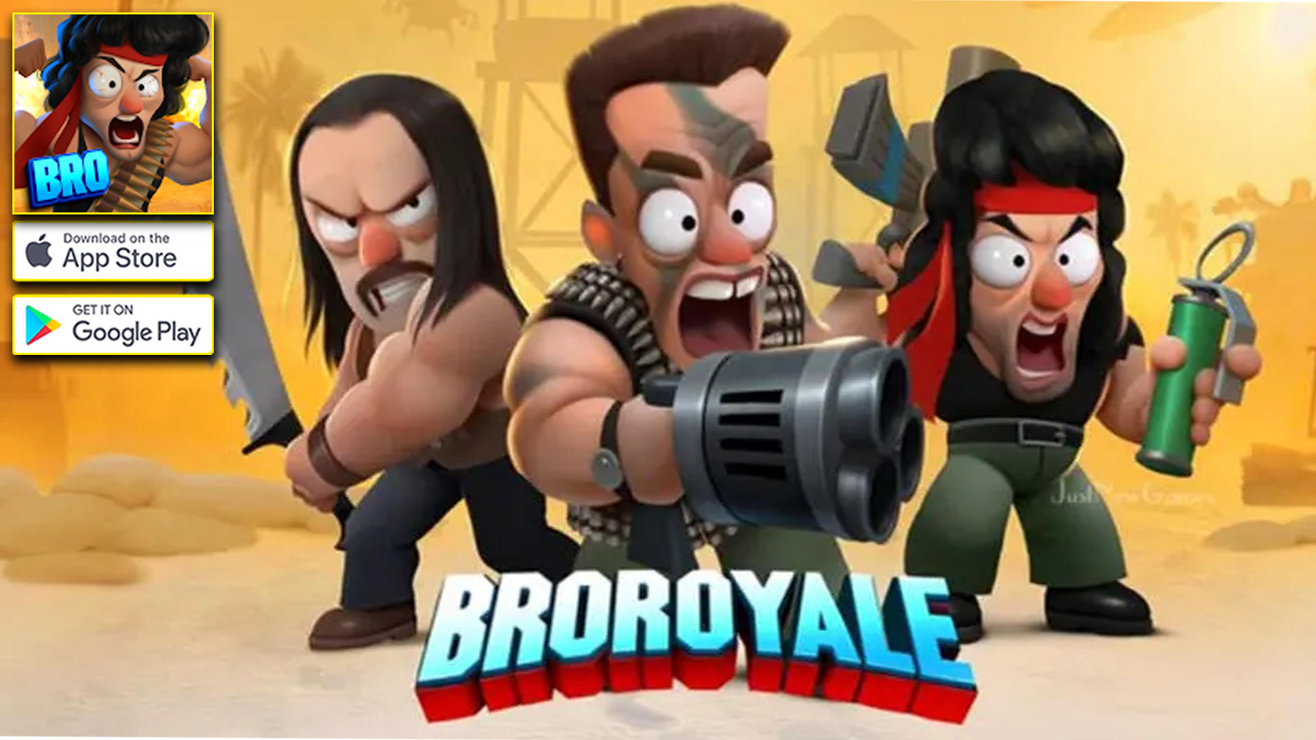 Bro Royale: Mayhem Shooter // Multiplayer Shooter - Gameplay (Android & iOS)