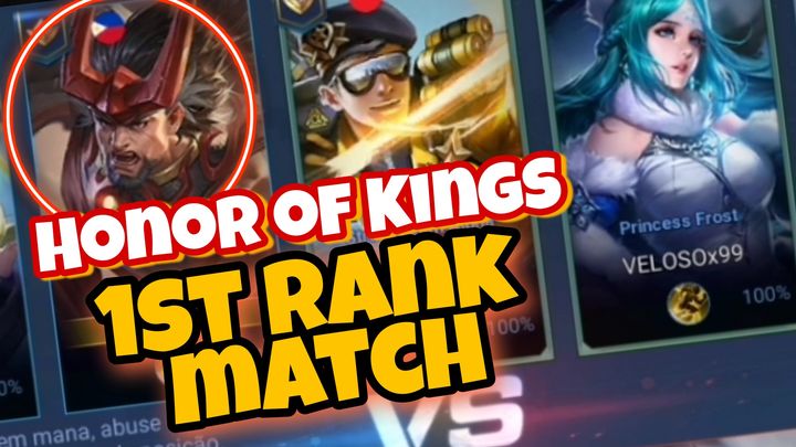 My First Rank Game in HONOR OF KINGD