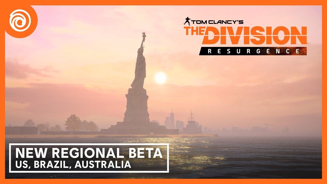 The Division Resurgence Regional Beta 2 will start on Nov 16 in the USA, Brazil and Australia.