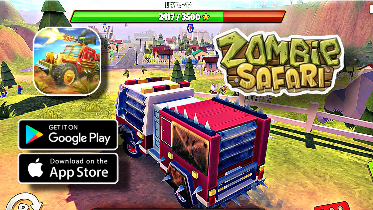 Zombie Offroad Safari Mod apk [Unlimited money] download - Zombie