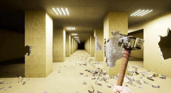 Backrooms Break: All fear comes from lack of firepower.