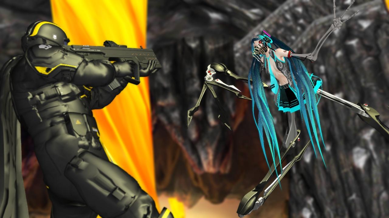 Helldiver vs Calcium Miku