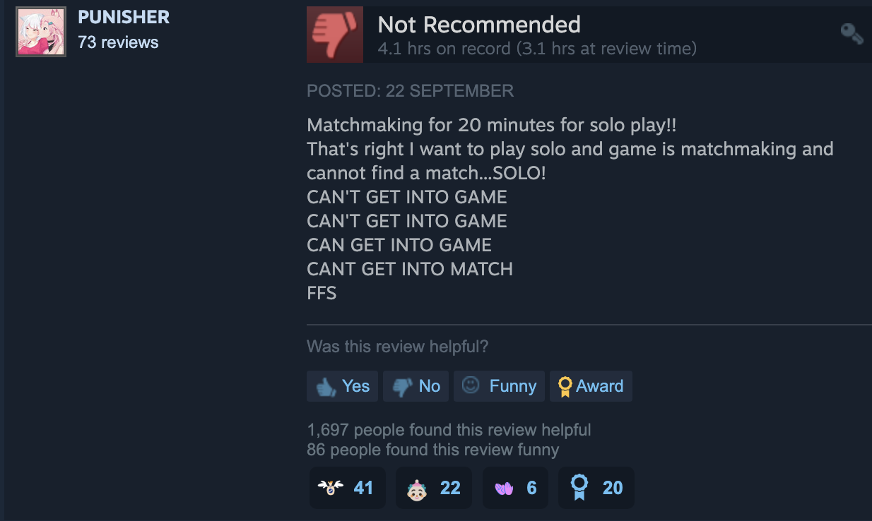 Payday 3 Steam reviews are already pretty bad