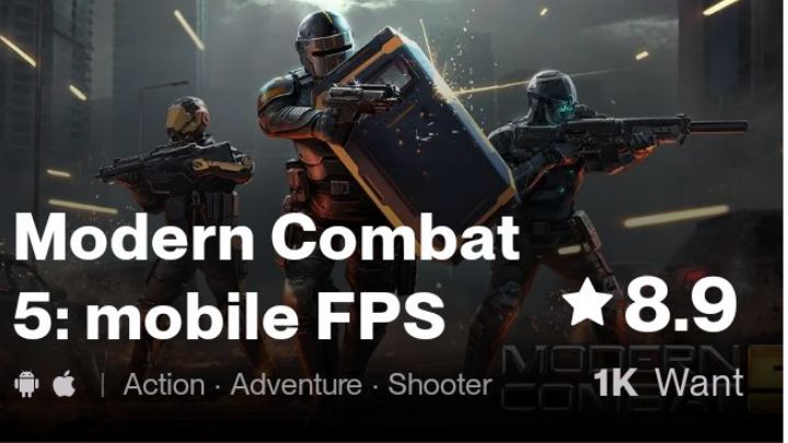 Modern Combat 5: mobile FPS - Apps on Google Play