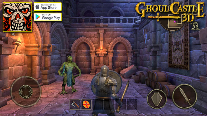 Ghoul Castle 3D - Action RPG // First Person Dungeon Crawler! - Gameplay (Android & iOS)