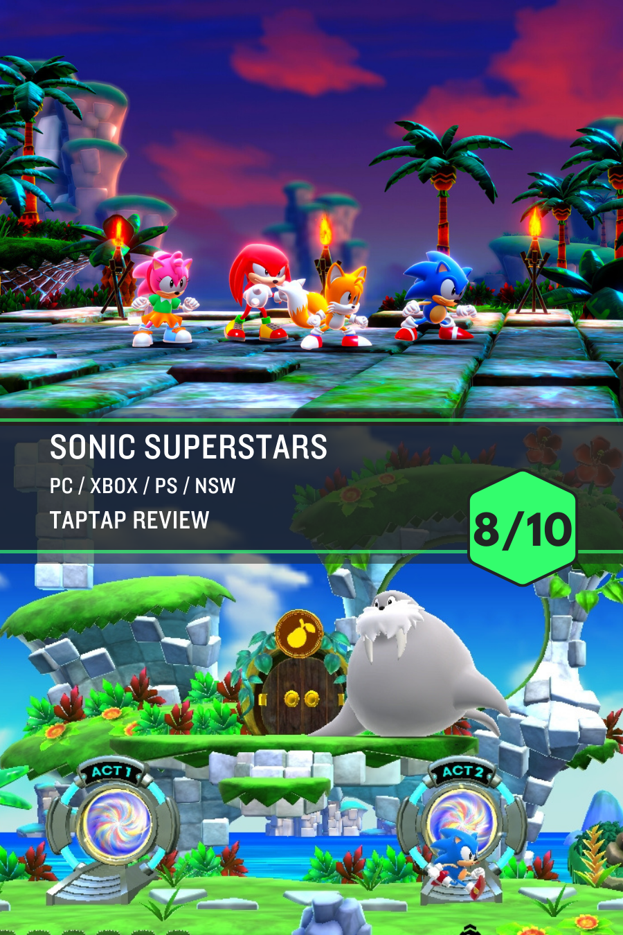 Sonic Superstars new multiplayer trailer lands at ONL 2023