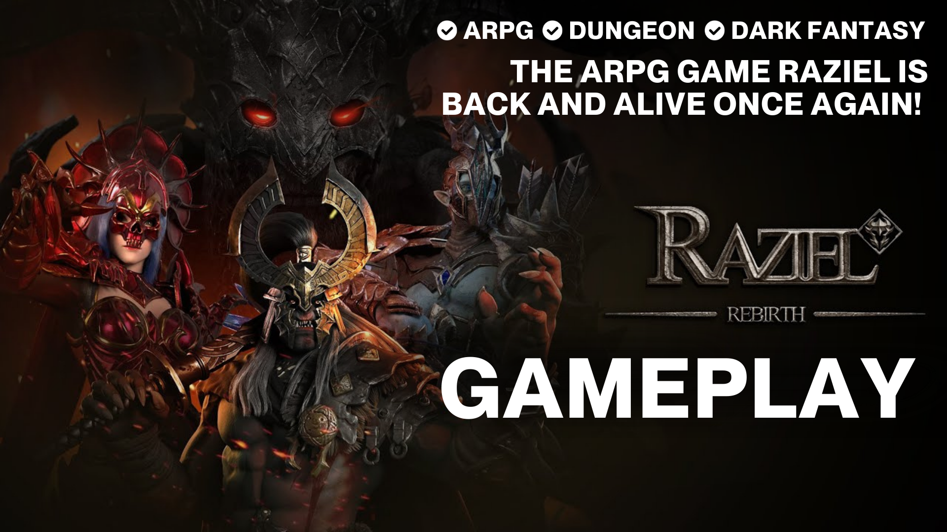 The ARPG game Raziel is back and alive once again! | Gameplay - Raziel Rebirth: Dungeon Raid