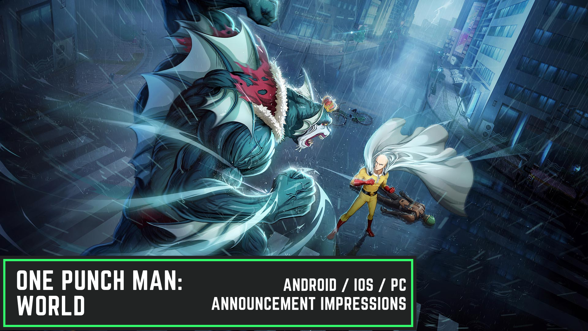 One Punch Man: World Announcement - Impressions!