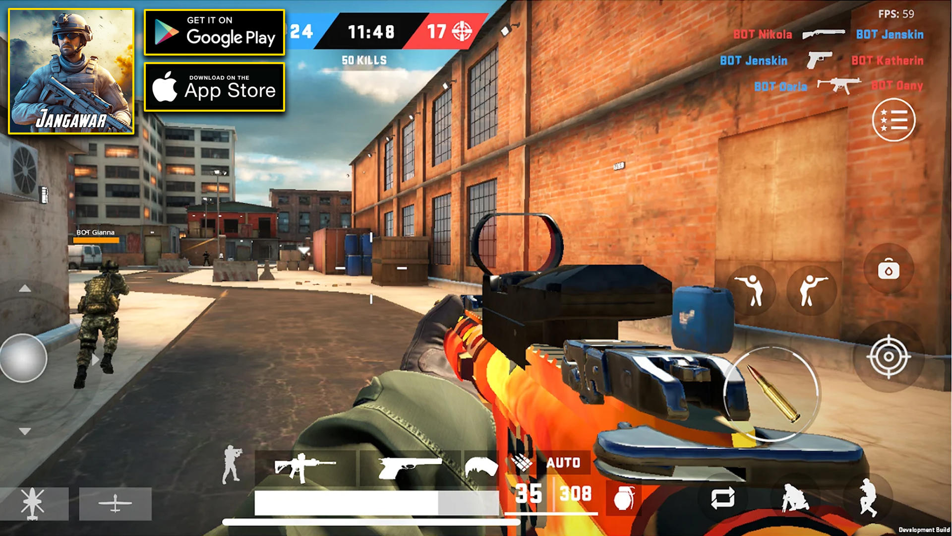 Jangawar: Multiplayer FPS // Multiplayer, FPS, PVP, Shooter - Gameplay (Android & iOS)