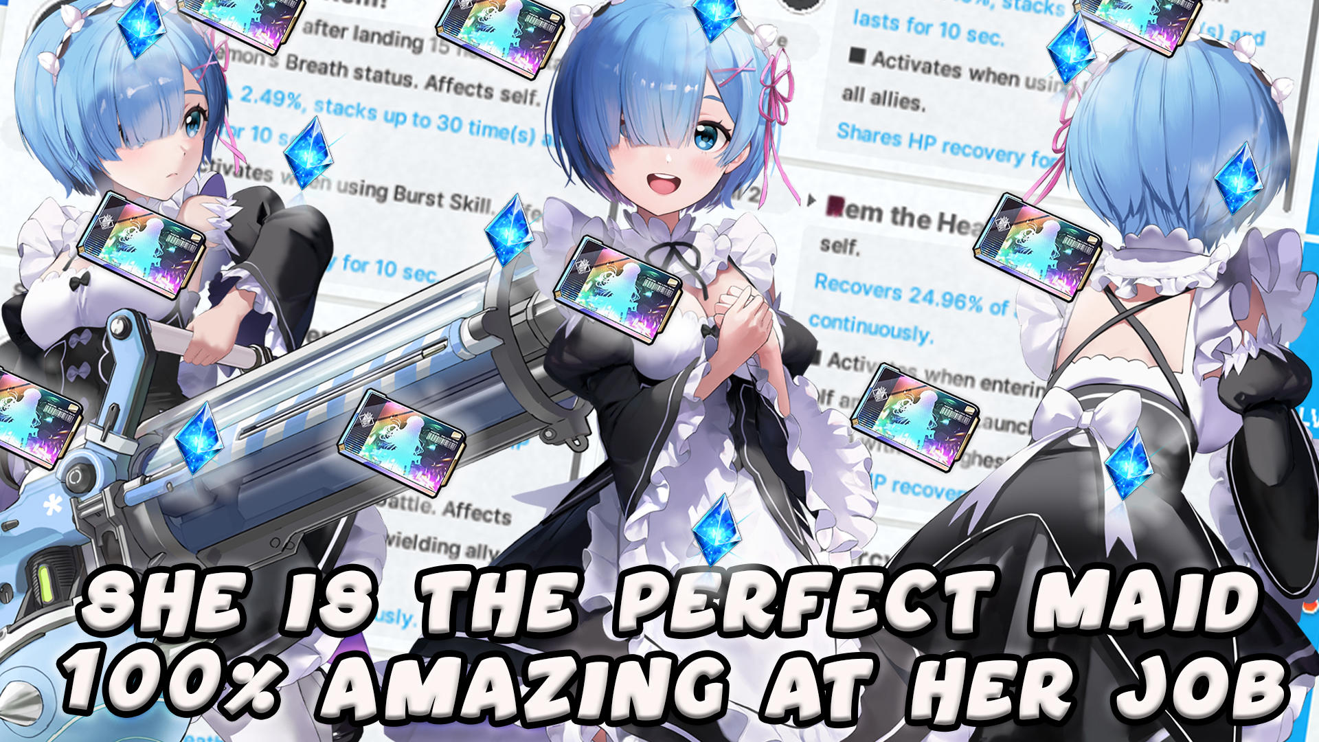 She's The Maid For Me (GODDESS OF VICTORY NIKKE 勝利の女神) Summoning For Rem (She is ducking amazing)