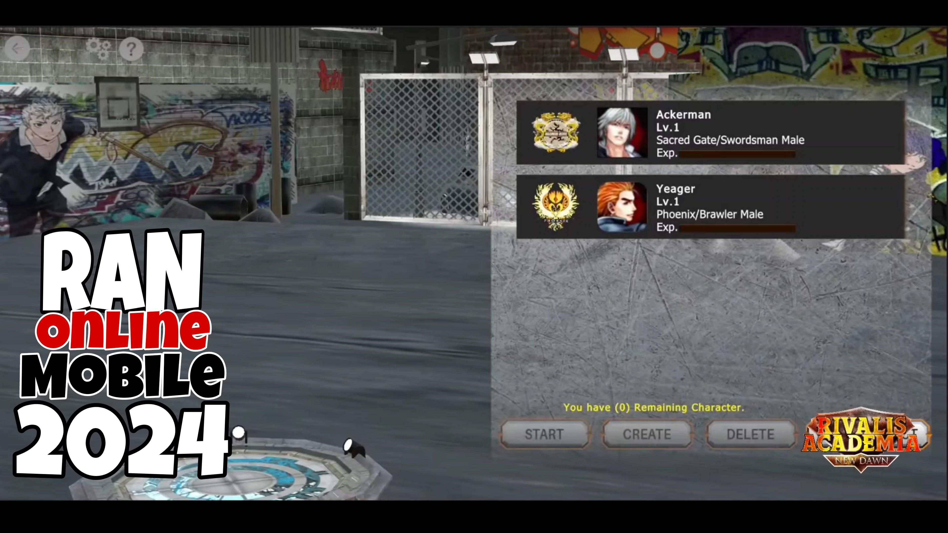UPDATE server list CHARCHTER LOGIN ACCOUNT - RIVALIS ACADEMIA New Dawn