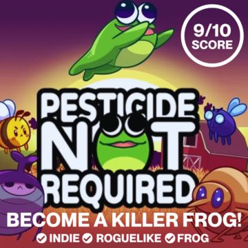 FROG IS ALL YOU NEED! Cute Pixel Roguelike! | Pesticide Not Required Demo Quick Review!