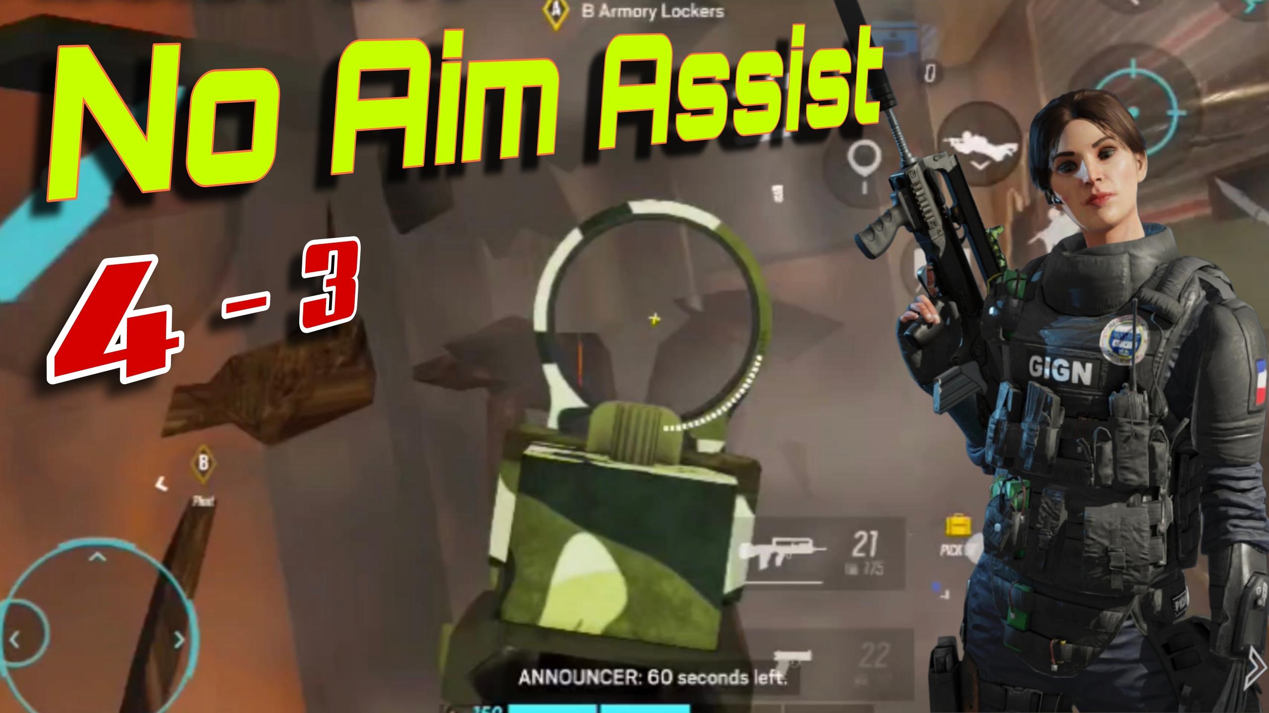 🛑 Aim Assist = 🍼 | Rainbow Six Mobile Ranked