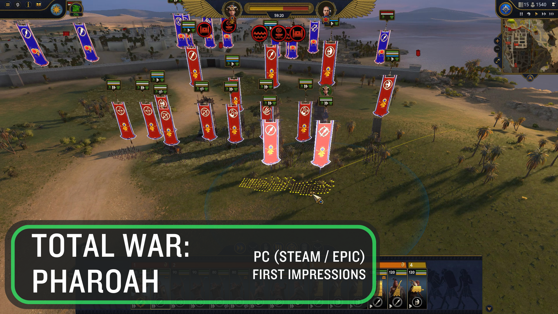 A brand new historical setting! | First Impressions - Total War: PHAROAH