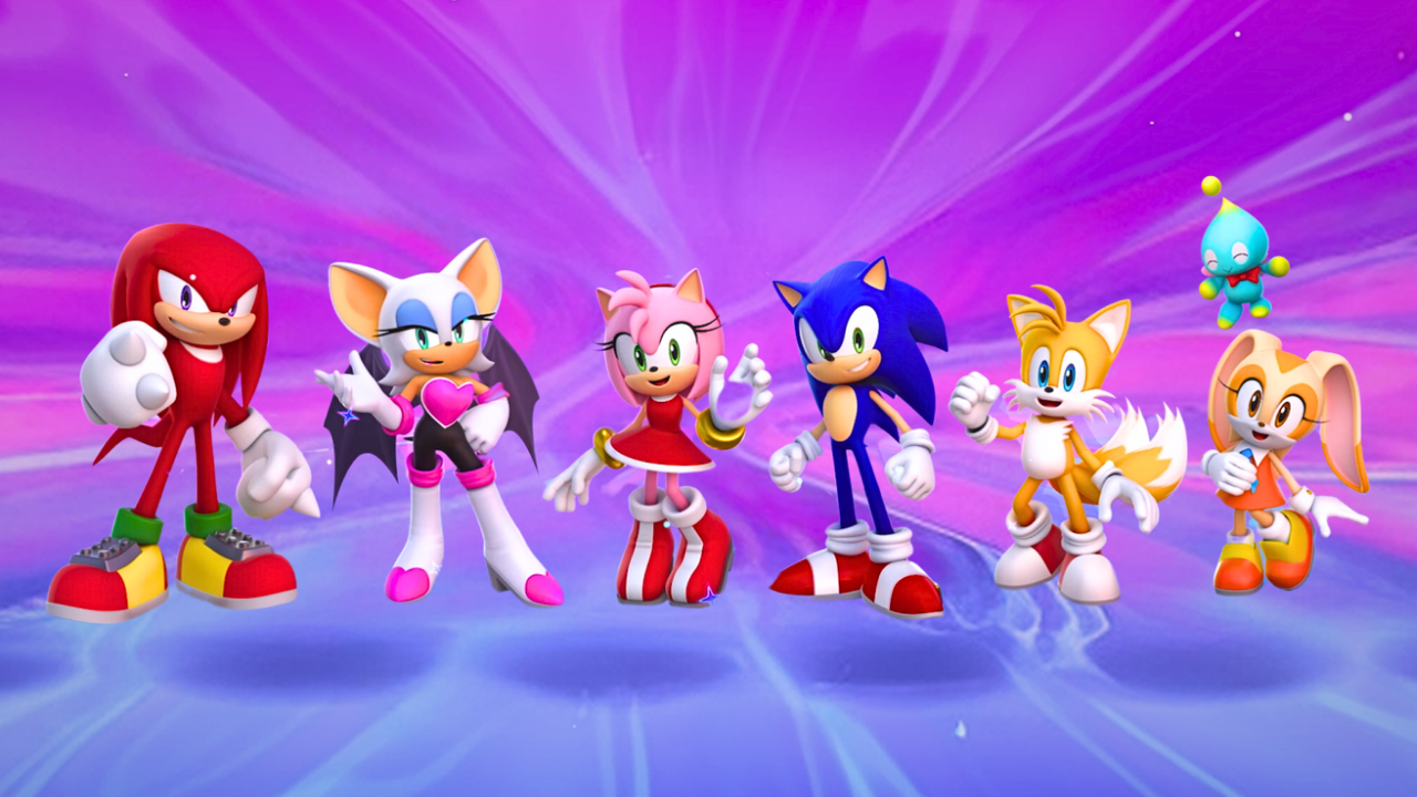 Sonic Dream Team - All Characters Showcase and Idle Animation