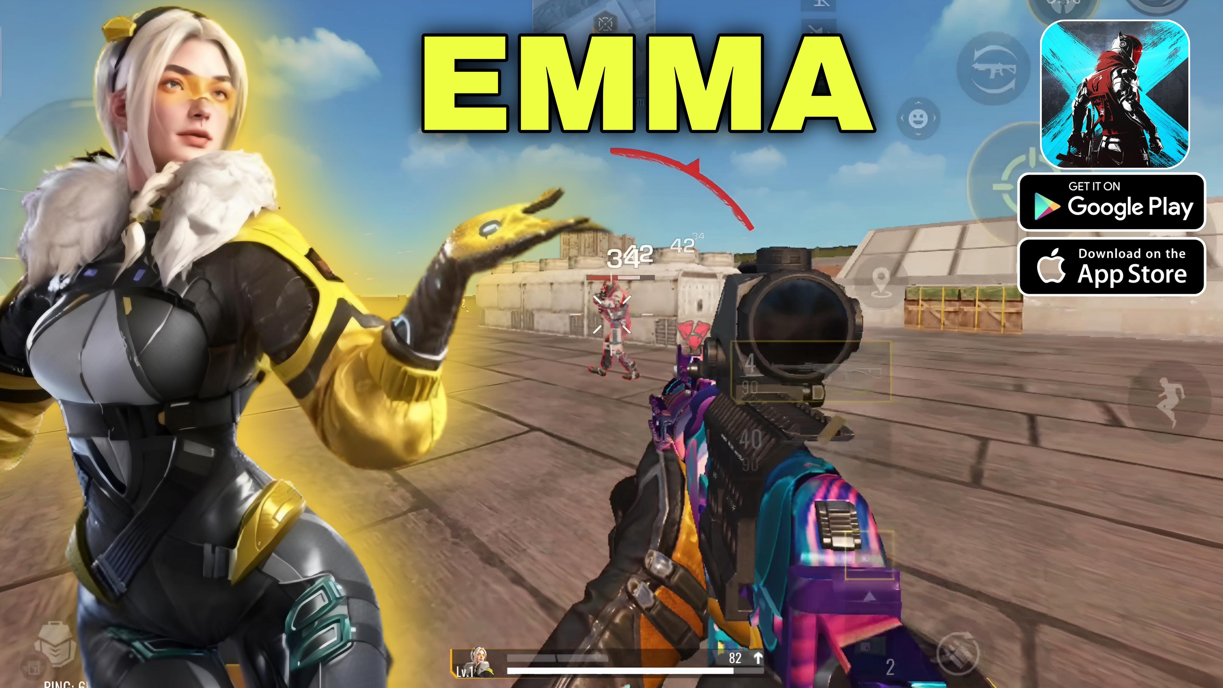 Blood Strike New Striker *EMMA* Gameplay 🔥