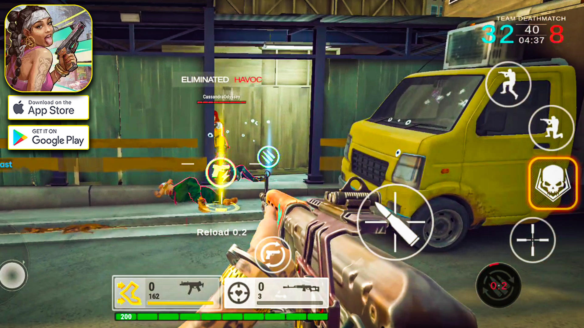 Guns and Gangs FPS // MULTIPLAYER SHOOTER - Mobile Gameplay (Android & iOS)