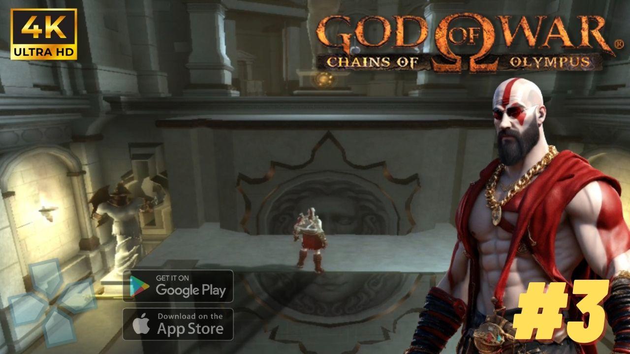Unlocked Sun Shield 🛡 | GOD OF WAR - CHAINS OF OLYMPUS | Psp Android Gameplay #3