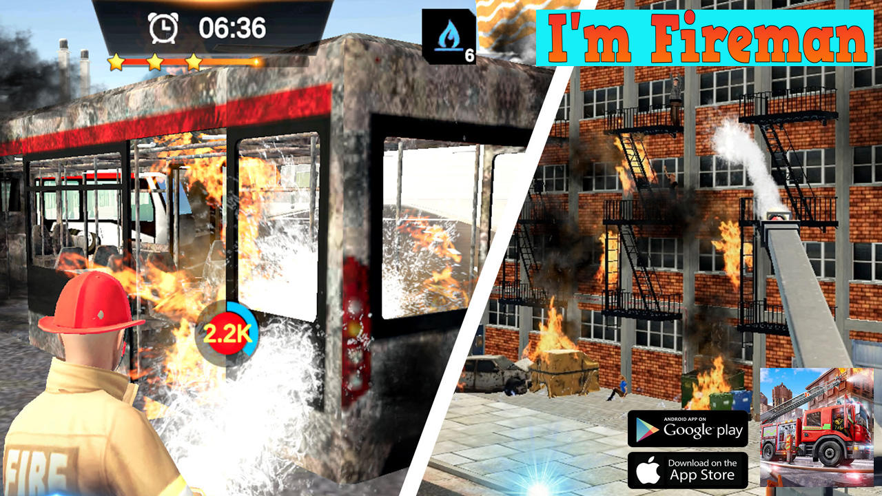 I'm Fireman Gameplay Walkthrough (Android,iOS)