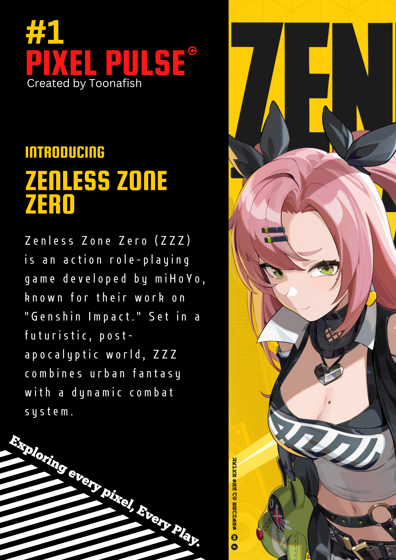 Pixel Pulse Magazine (Zenless Zone Zero Edition Cover)